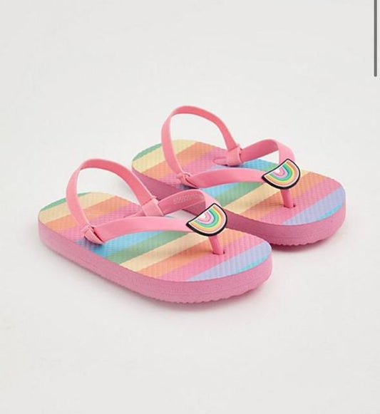 George Rainbow Flip Flop Slipper