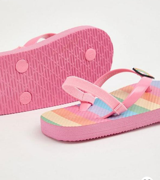 George Rainbow Flip Flop Slipper