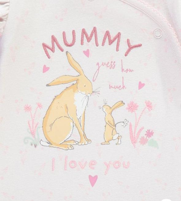 George "Guess How Much I Love You Mummy" Sleepsuit