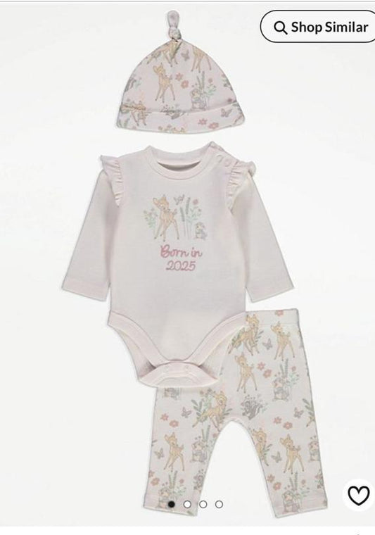 George Bambi Bodysuit & Trouser with Cap