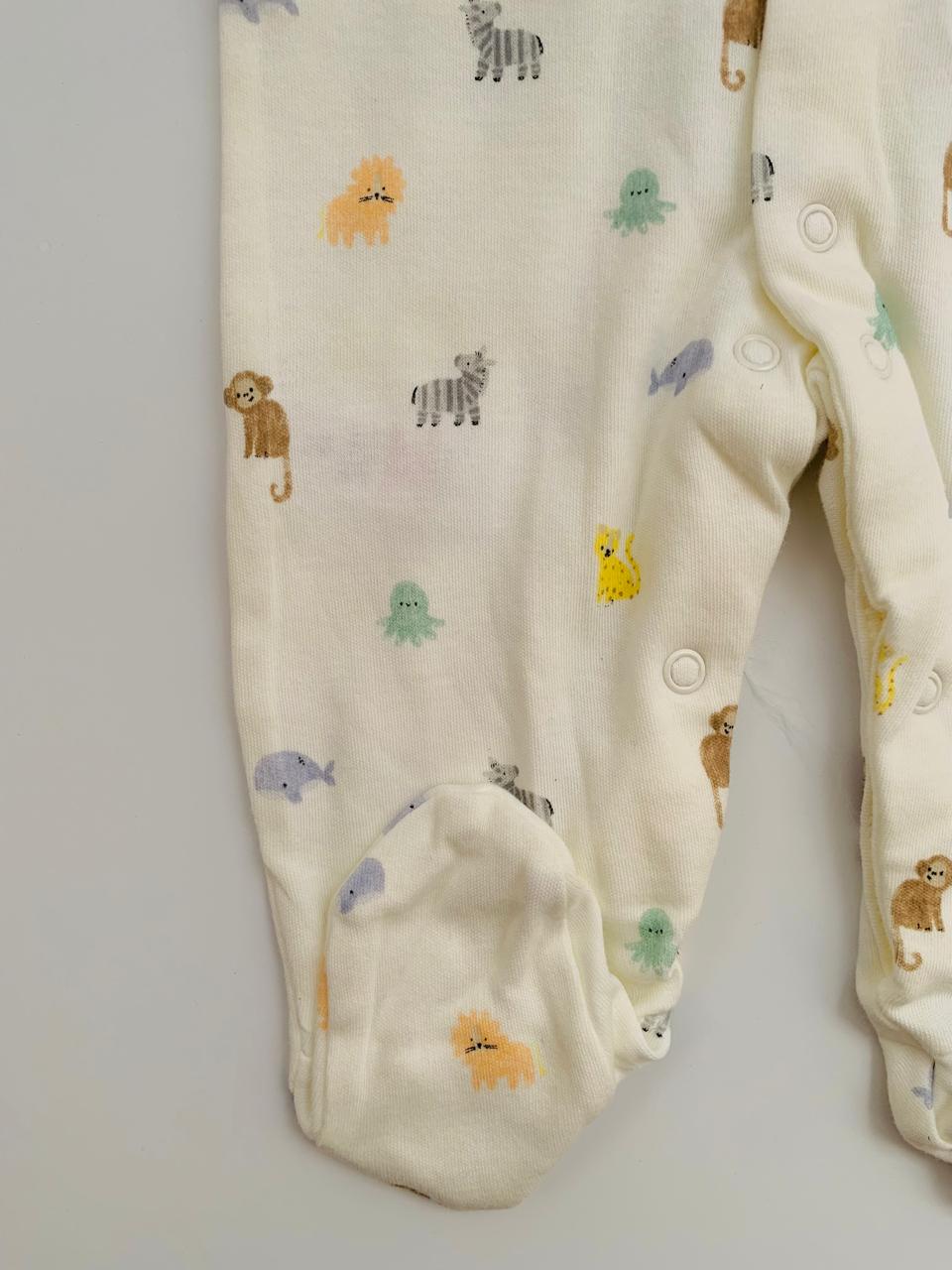Tu Clothing Safari Print Sleepsuit