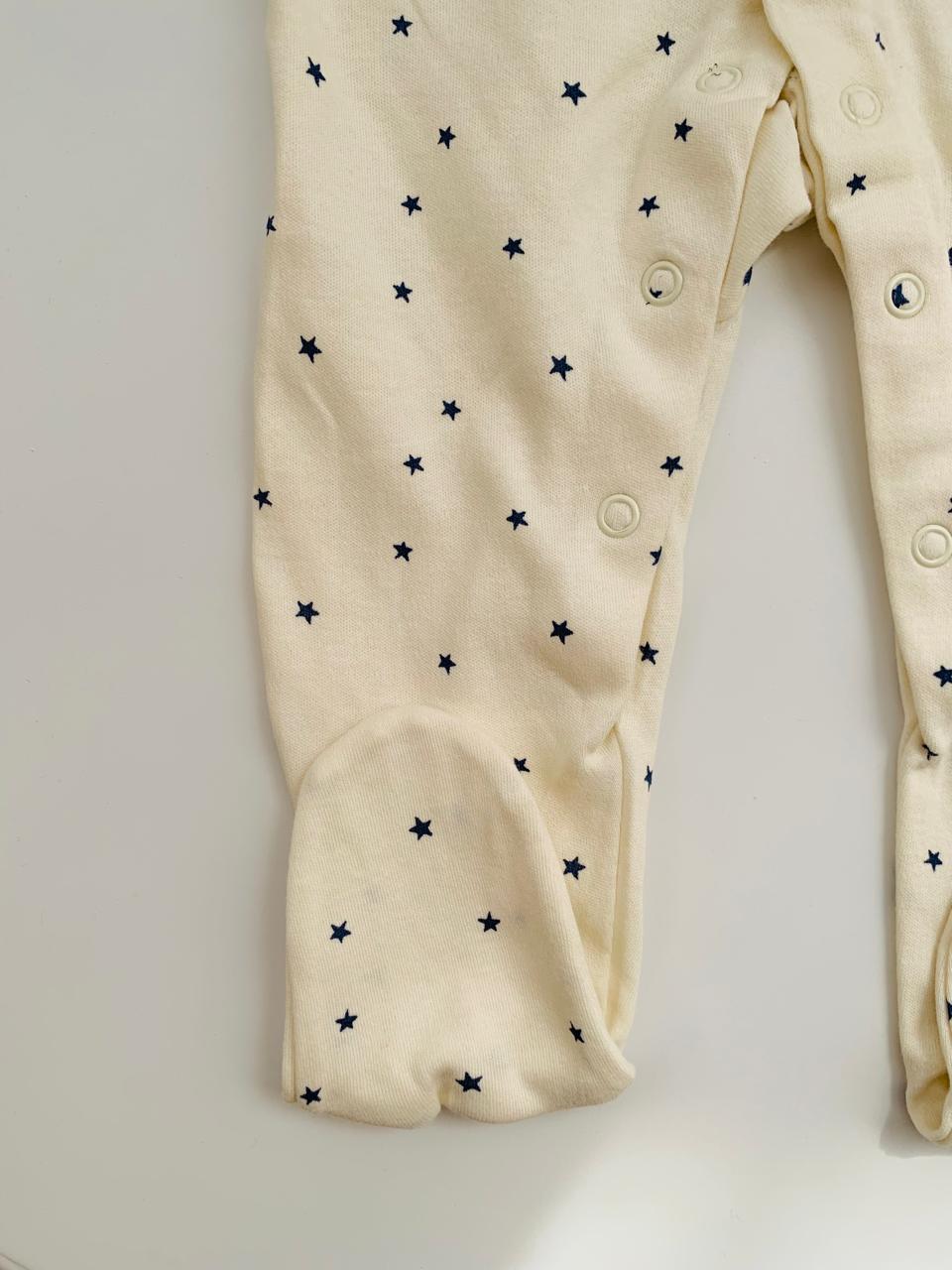 George Small Star Print Sleepsuit