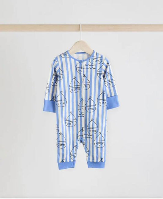 Next Printed Boats Sleepsuit