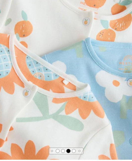 Next Oranges Print Sleepsuit
