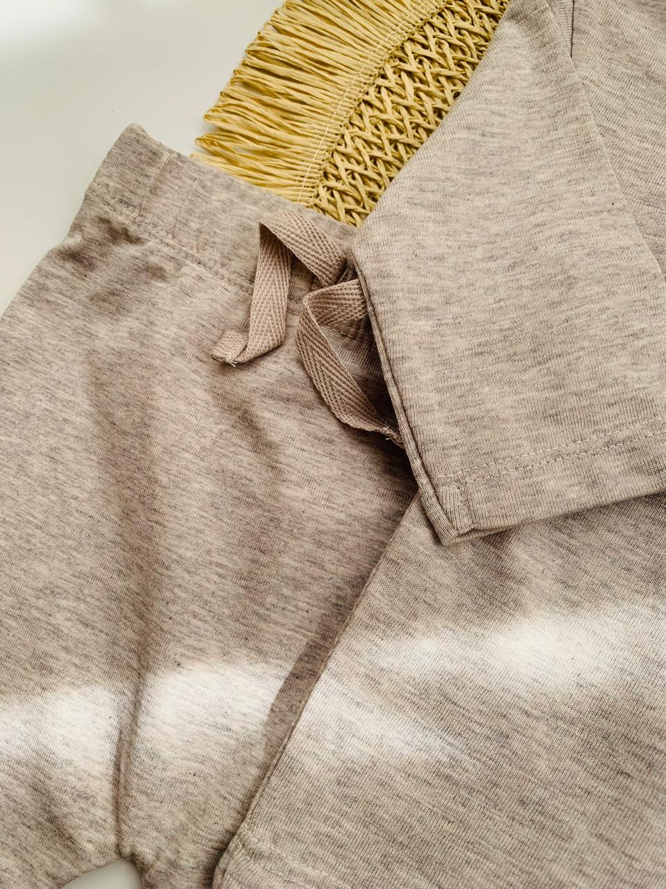 George Embroidered Bear Shirt & Trouser Set