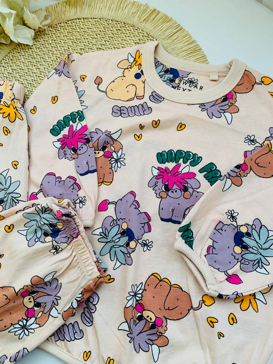 Next "Happy Friend " Shirt & Trouser Set