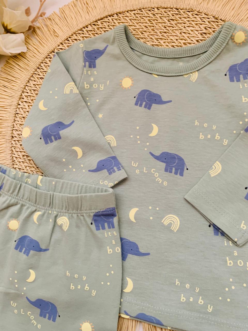 George "Welcome baby" Shirt & trouser Set