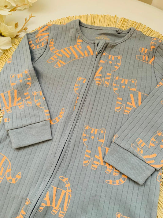 Next Ribbed Sleepsuit