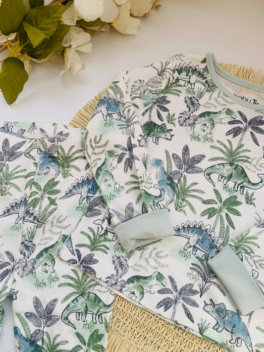 Tu Clothing printed Dino Shirt & Trouser Set