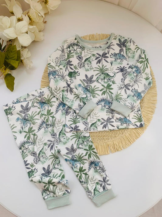 Tu Clothing printed Dino Shirt & Trouser Set