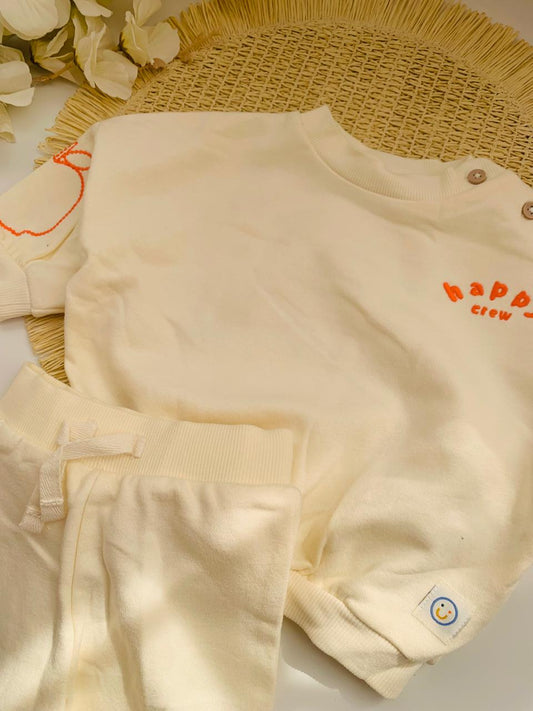 George "Happy Crew" Sweat Shirt & Trouser Set