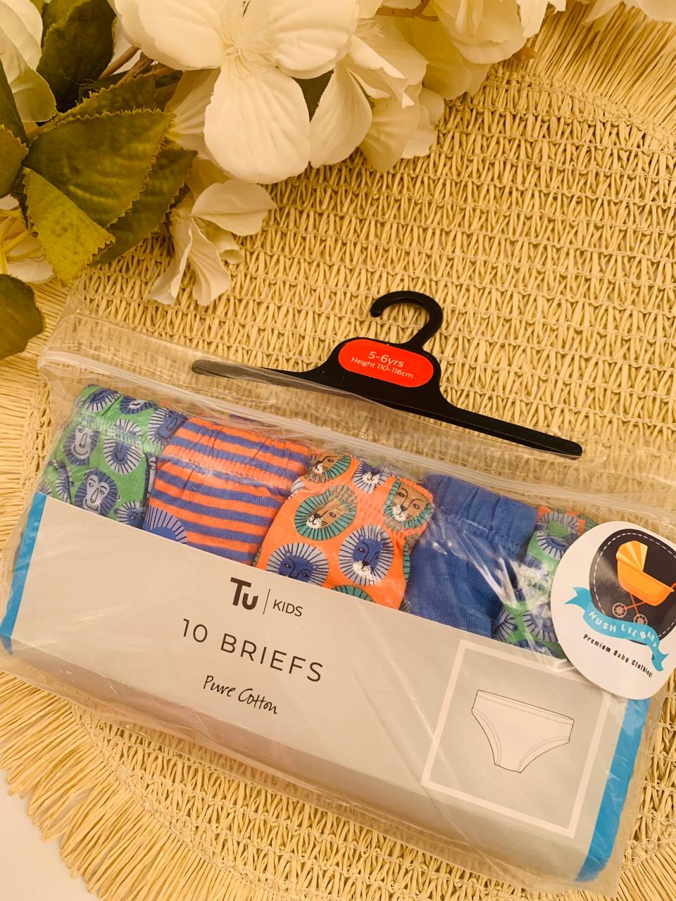 Tu Clothing Pack of 10 Briefs