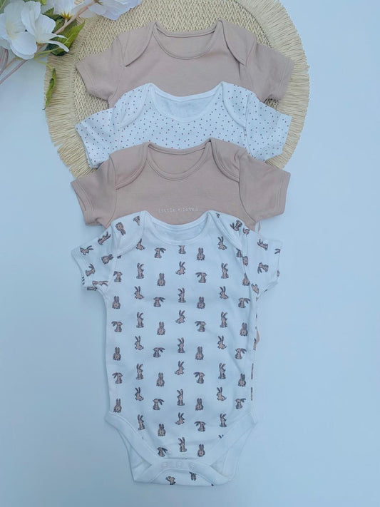 George Pack of 4 Bodysuits