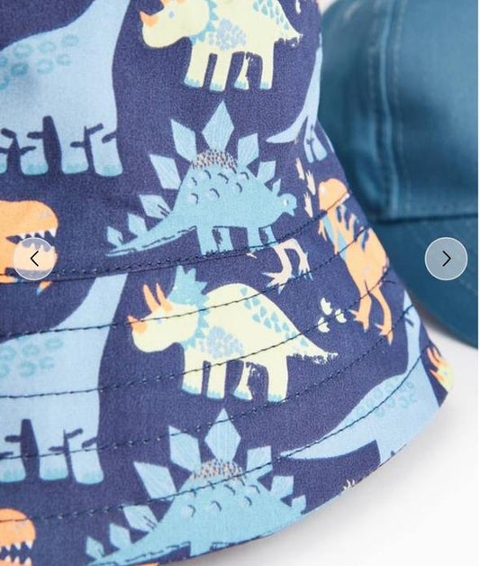 Tu Clothing Dino Bucket Hat & Cap Set