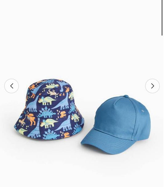 Tu Clothing Dino Bucket Hat & Cap Set