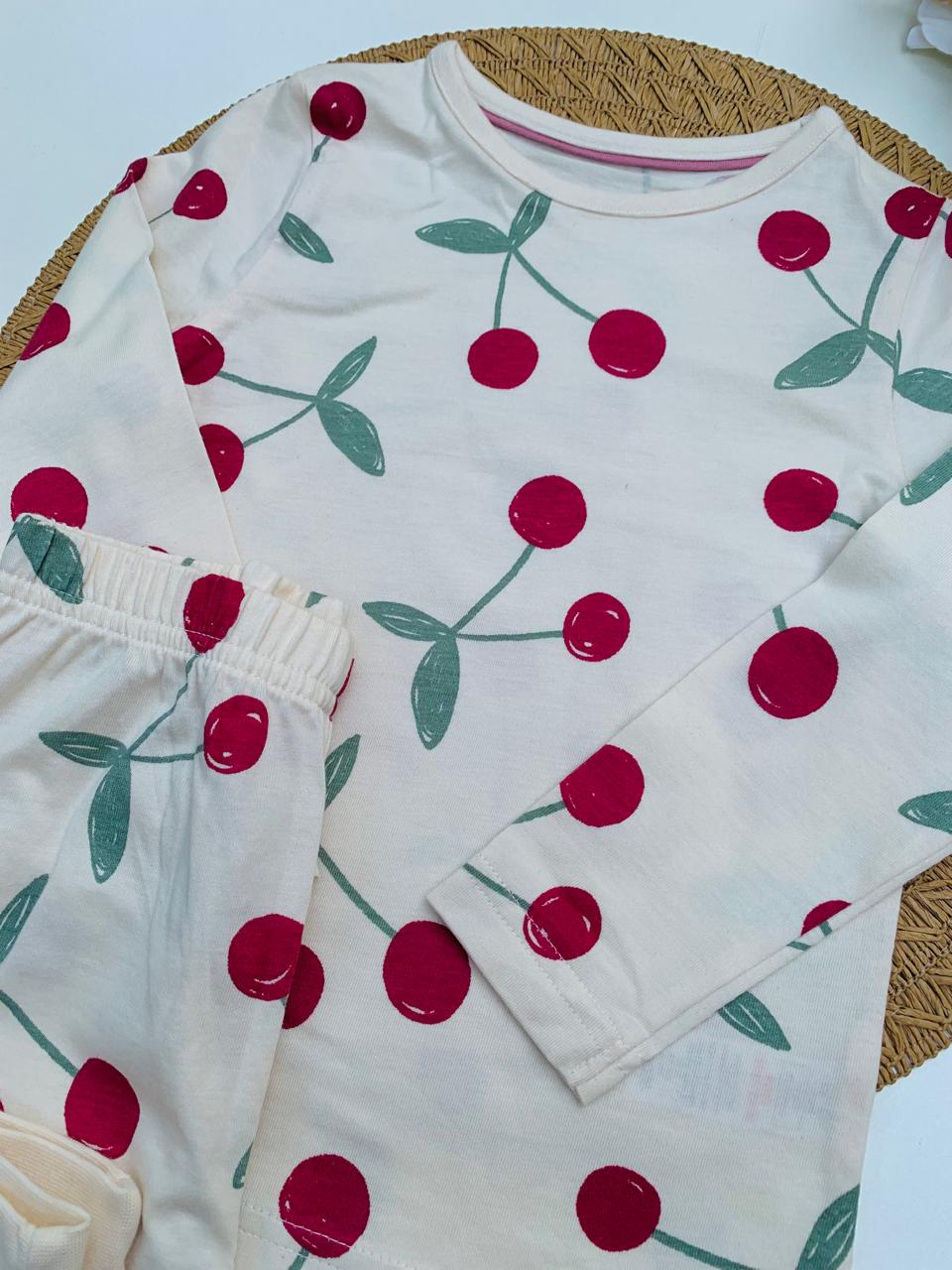 George Cherry Print Shirt & Trouser Set