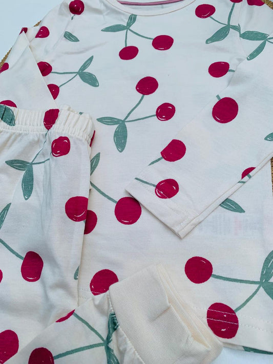 George Cherry Print Shirt & Trouser Set