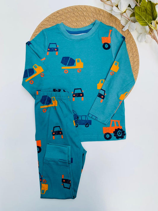 George Vehicles Print Shirt & Trouser Set