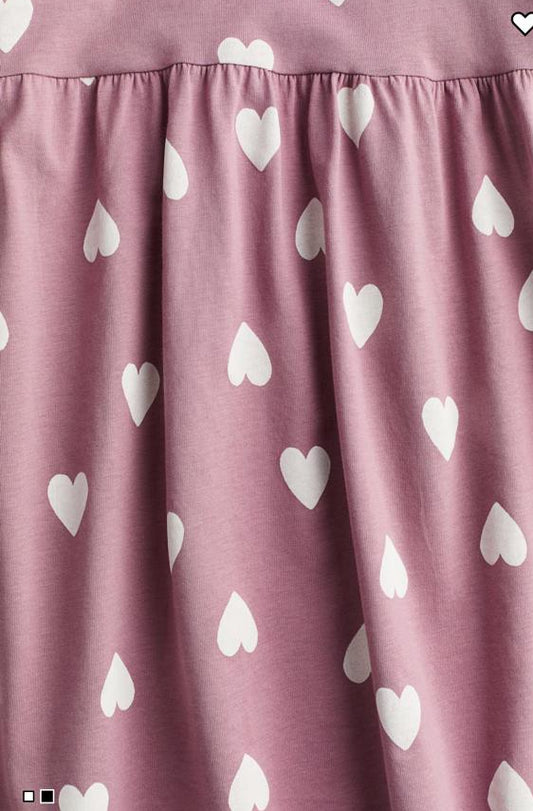 H&M Hearts print Frock