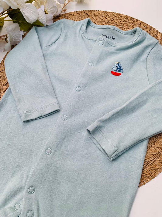 TU Clothing Embroidered Boat Sleepsuit