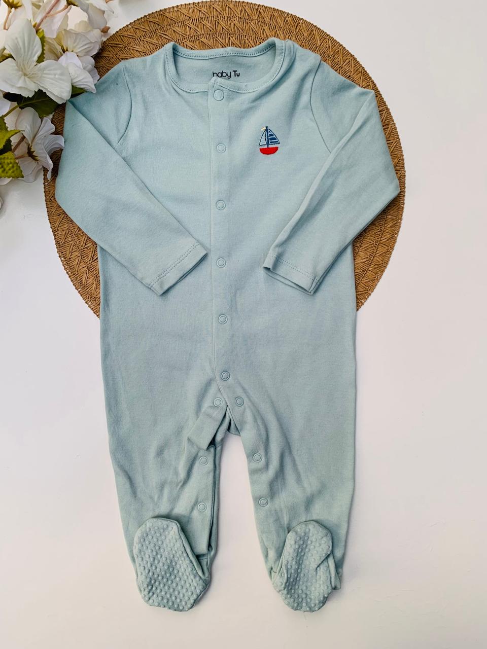 TU Clothing Embroidered Boat Sleepsuit