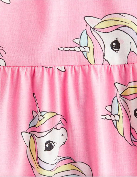H&M Unicorn Print Frock