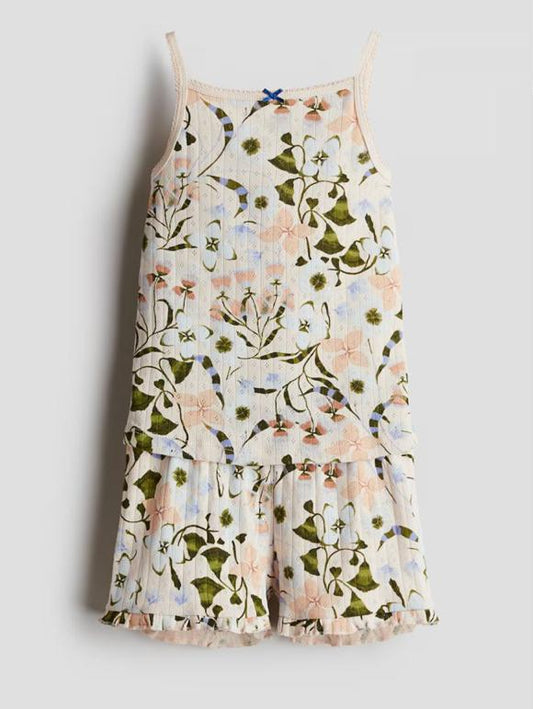 H&M Floral Shirt & Shorts Set