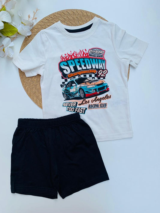 George "Speed Way" Shirt & Short Set