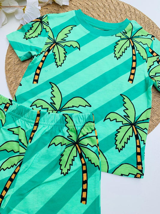 Next Palm trees Shirt & Shorts Set