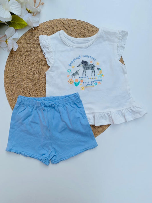 George "Happiest Together" Shirt & Shorts Set