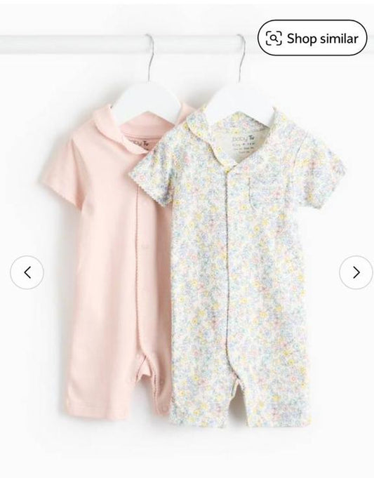 Tu Clothing Pack of 2 Rompers