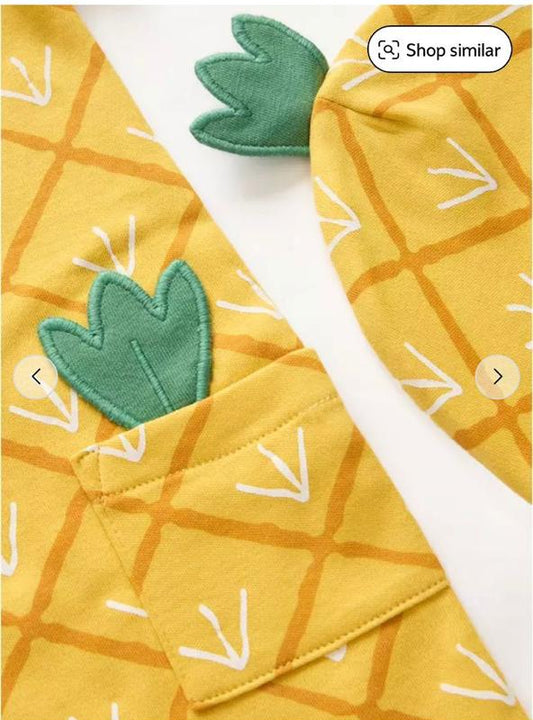 Tu Clothing Pineapple Romper & Hat
