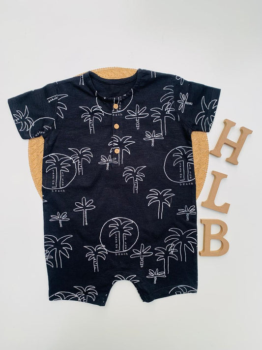 George Palm Tree Romper
