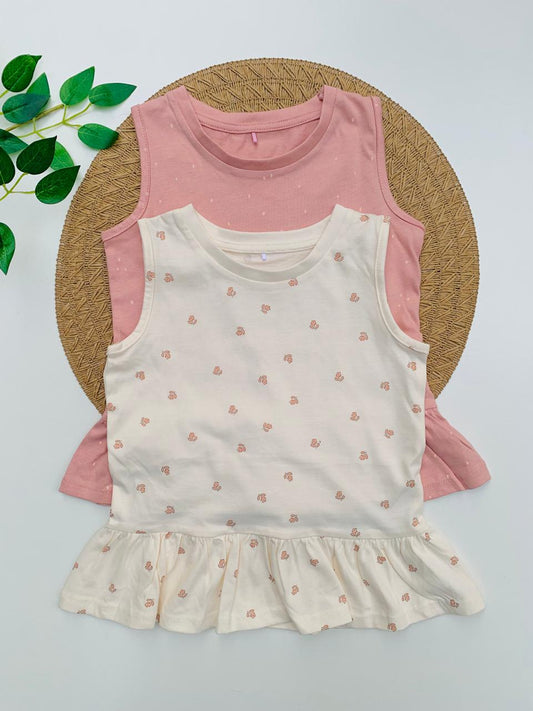 George Pack Of 2 Sleeveless Shirts