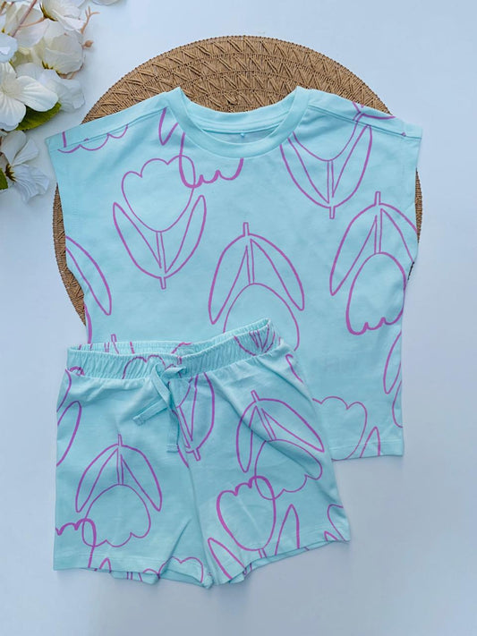 George Flowers Shirt & Shorts Set