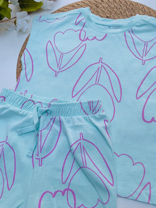 George Flowers Shirt & Shorts Set