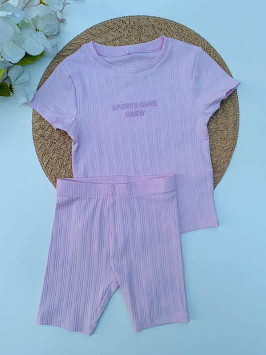 George "Sports Club Crew" Shirt & Short Set