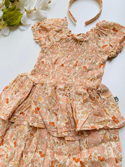 Floral Frock with Hairband