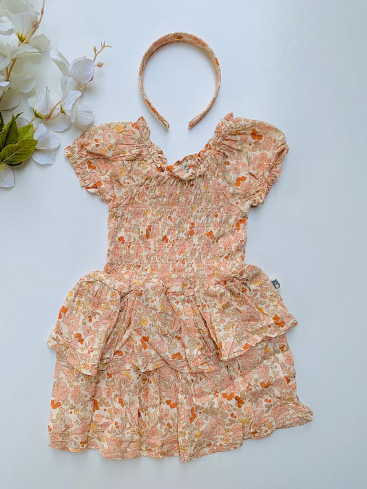 Floral Frock with Hairband