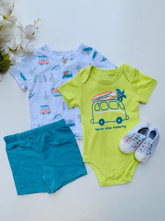 Traveler 4Pc Set with Matching Booties