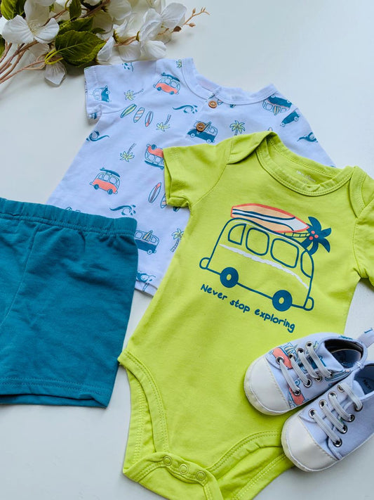 Traveler 4Pc Set with Matching Booties