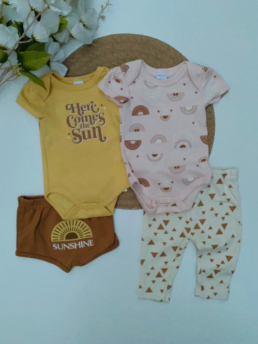"Here Come's The Sun" 4pc Set