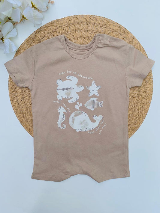 George "Time For An Adventure" Romper