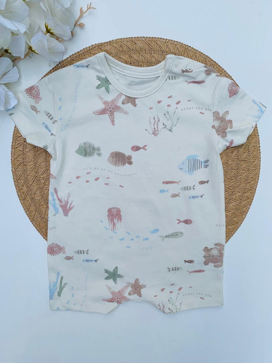 George "Lets Go!" Romper