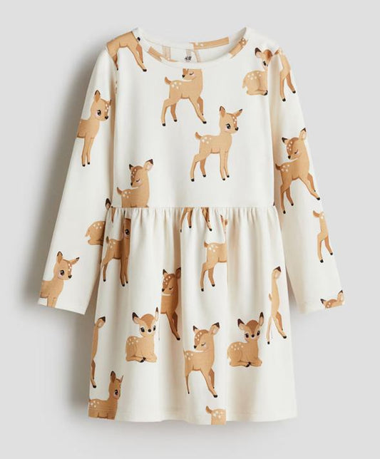 H&M Reindeer print Frock
