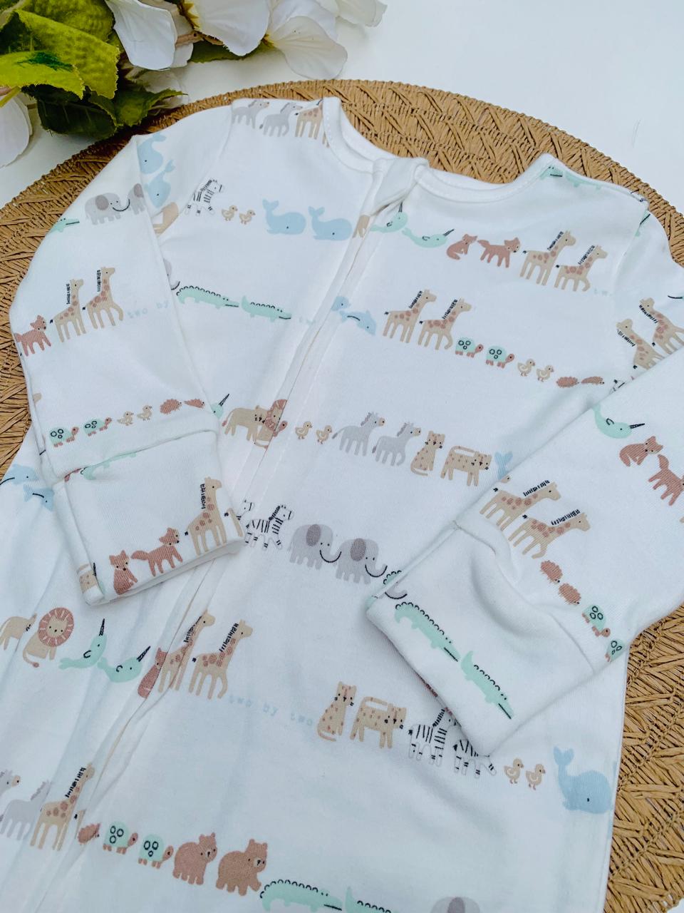 George Safari Zipped Sleepsuit