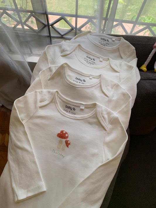 TU Clothing Pack of 4 Bodysuits