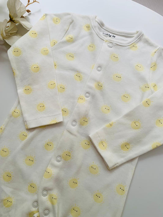 TU clothing Smile Face Print Sleepsuit