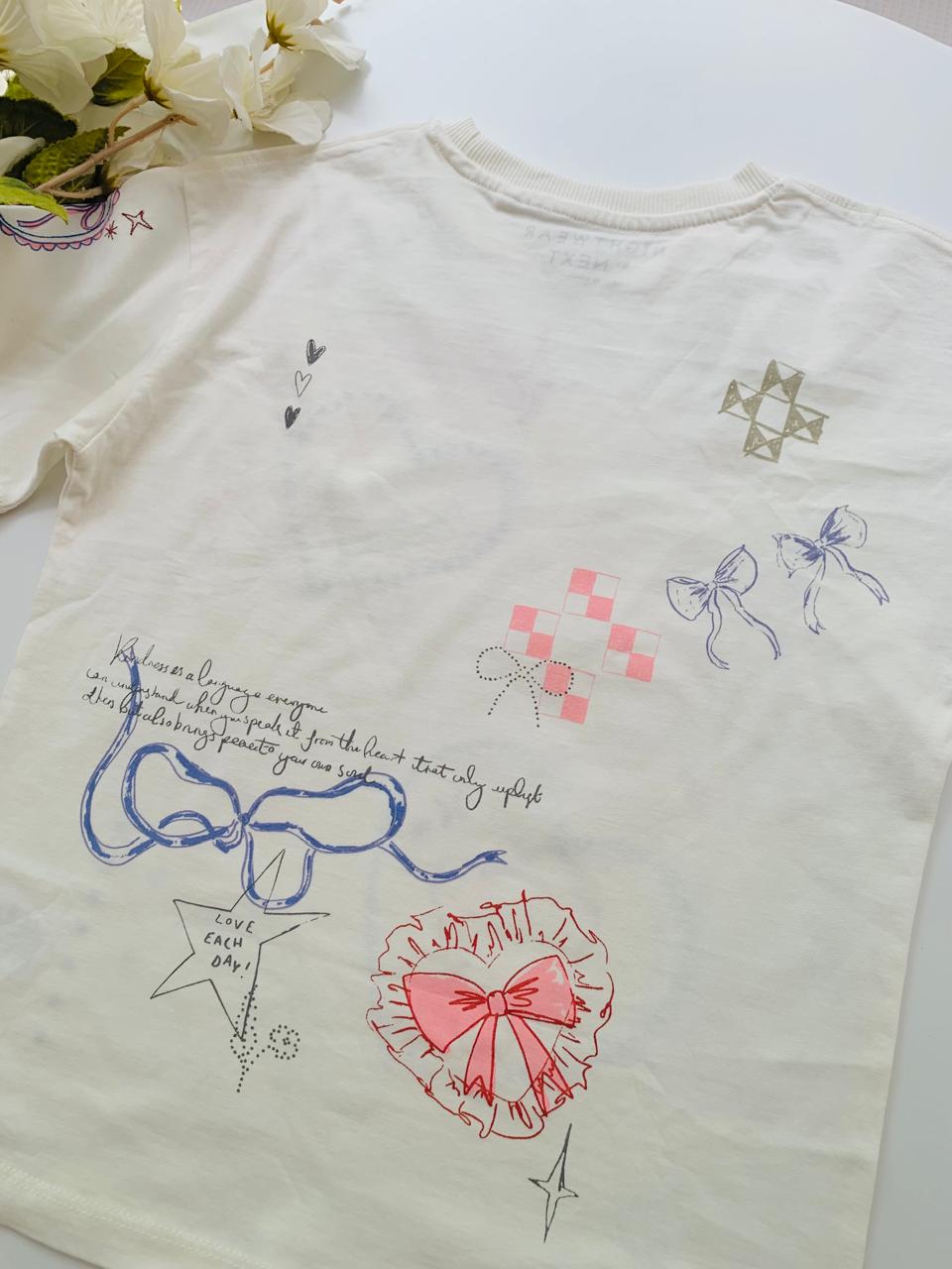 Next " Forever Positive Vibes "Shirt and Trouser Set
