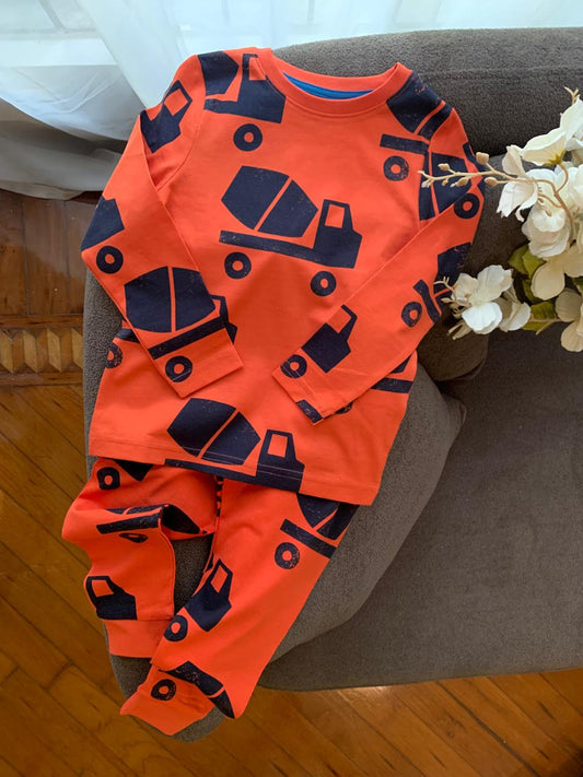 George Heavy Vehicle Print Shirt & Trouser Set